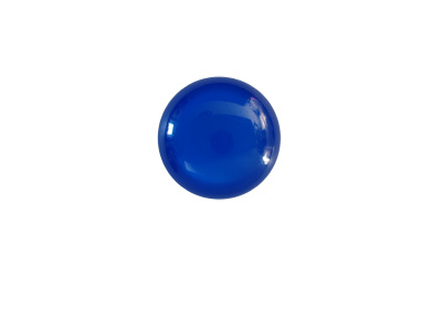 glnzende Polaris Cabochone 12mm, Majestic Blue, Bild 1