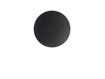 matte Polaris Cabochone 16mm, Schwarz, Bild 1