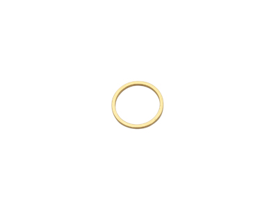 Edelstahl Ring 12mm gold Basis Rahmen Rohling fr Brick Stit