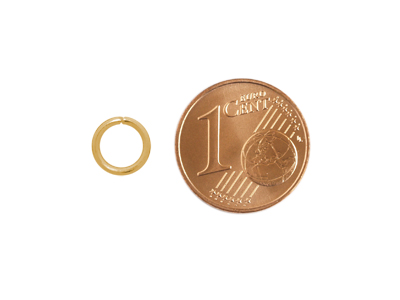 offene Ringe Springringe zum Schmuckmachen 7x1mm Edelstahl g