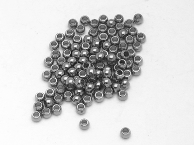 winzige runde Edelstahlperlen Kugeln zum Schmuckmachen 2mm