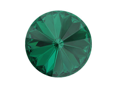 Swarovski Rivoli 12mm Farbe Emerald