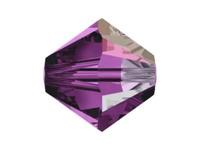 Swarovski Xilion Bicone 5328 Doppelkegel Perlen 3mm Amethyst